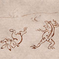 鳥獣戯画（背景）