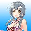 ハイカラ水着女子