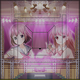 怜と憧の卓背景(制服)