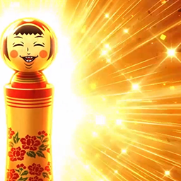 こけし(花火筒)の背景