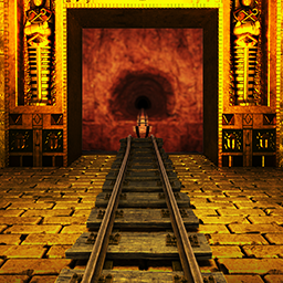 トロッコ背景	
