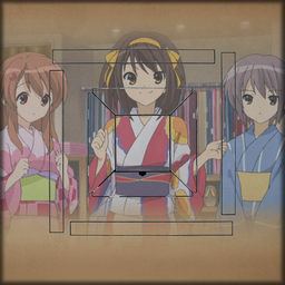 SOS団の卓背景6