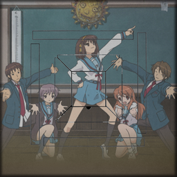 SOS団の卓背景4